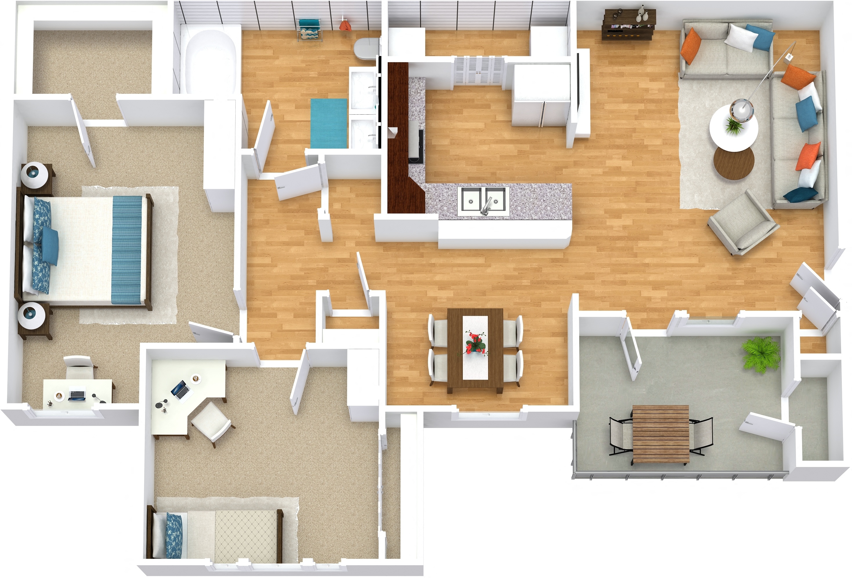 B2 floor plan